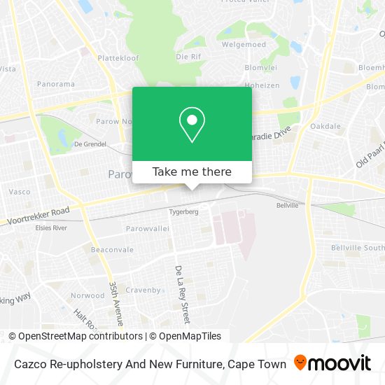 Cazco Re-upholstery And New Furniture map