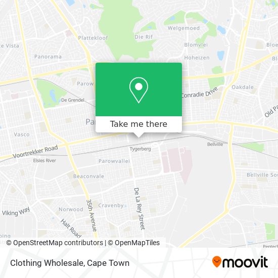 Clothing Wholesale map
