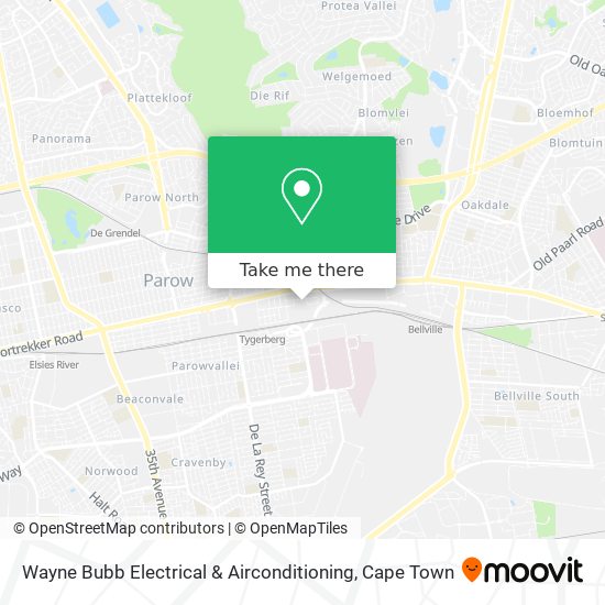Wayne Bubb Electrical & Airconditioning map