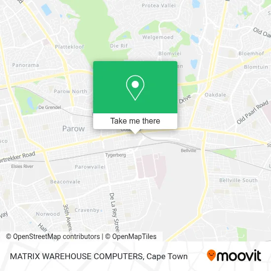 MATRIX WAREHOUSE COMPUTERS map