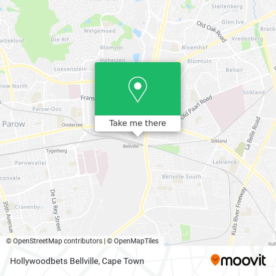 Hollywoodbets Bellville map
