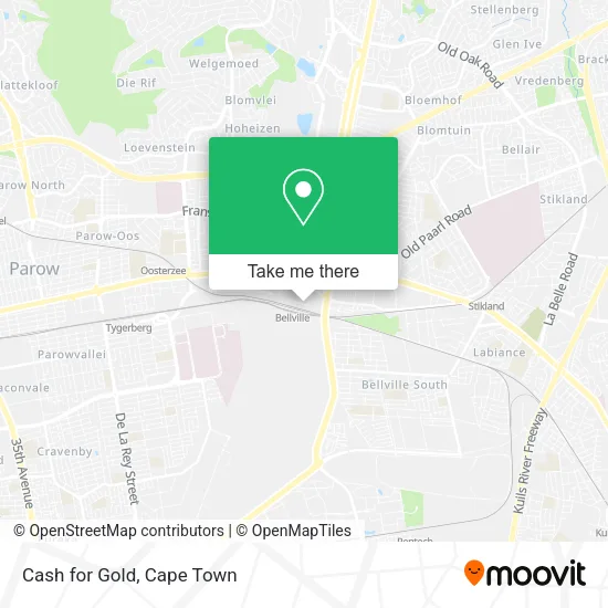 Cash for Gold map