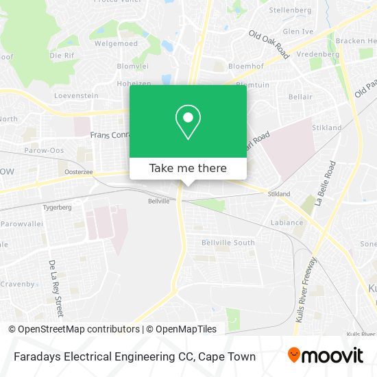 Faradays Electrical Engineering CC map