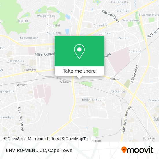ENVIRO-MEND CC map