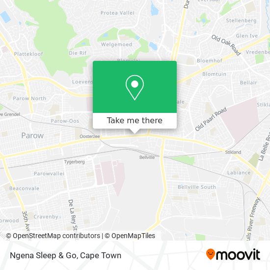 Ngena Sleep & Go map