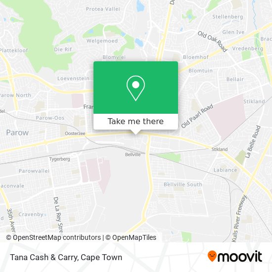 Tana Cash & Carry map