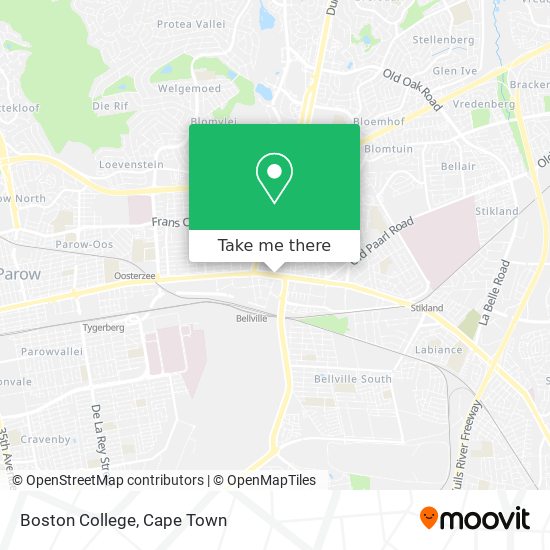 Boston College map