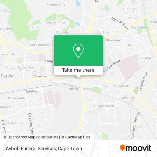 Avbob Funeral Services map