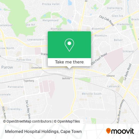 Melomed Hospital Holdings map