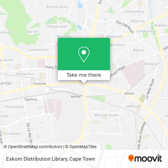 Eskom Distribution Library map