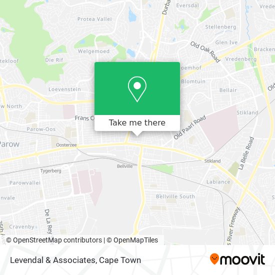 Levendal & Associates map