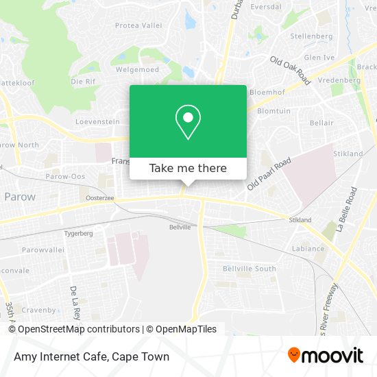 Amy Internet Cafe map