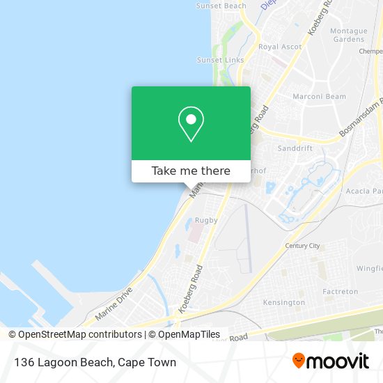 136 Lagoon Beach map