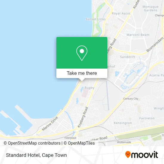 Standard Hotel map