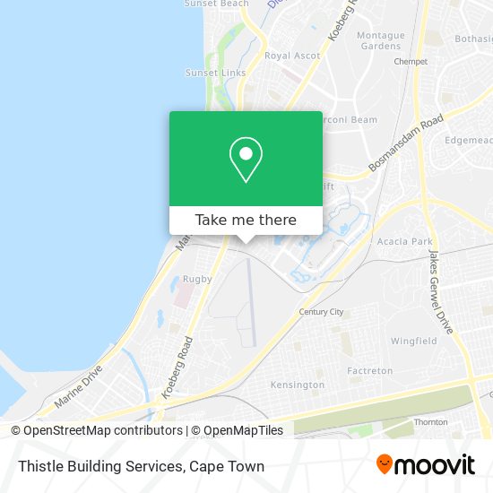 Thistle Building Services map