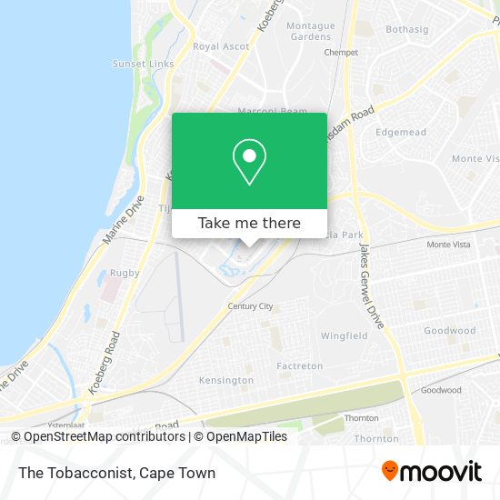 The Tobacconist map