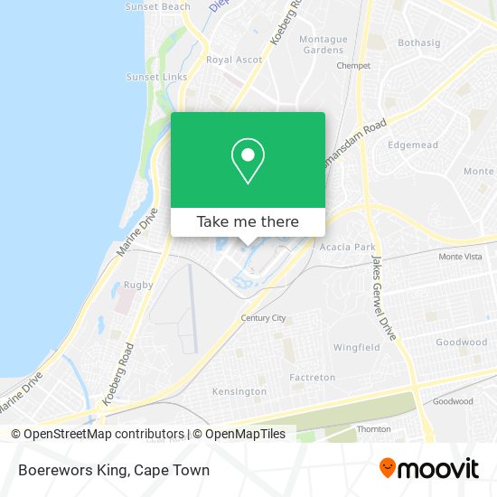 Boerewors King map