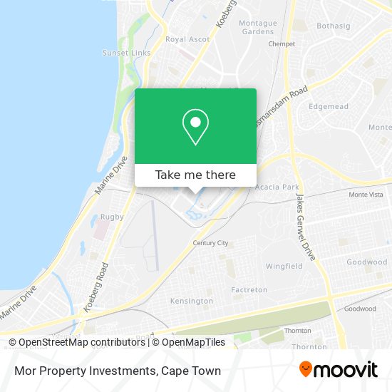 Mor Property Investments map