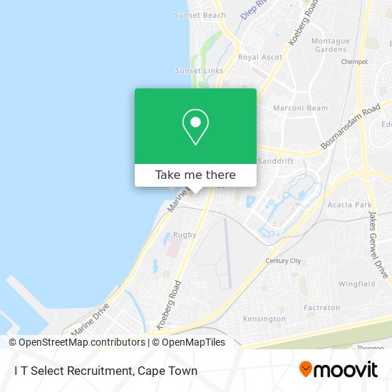 I T Select Recruitment map