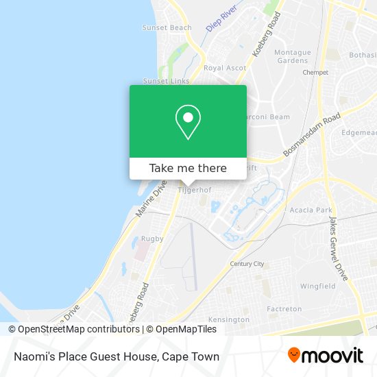 Naomi's Place Guest House map