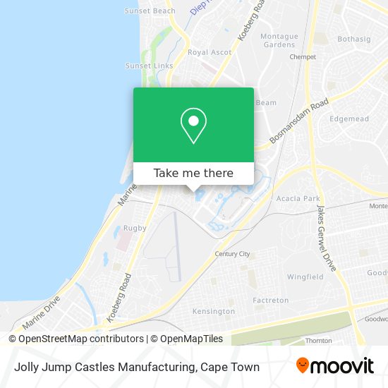 Jolly Jump Castles Manufacturing map