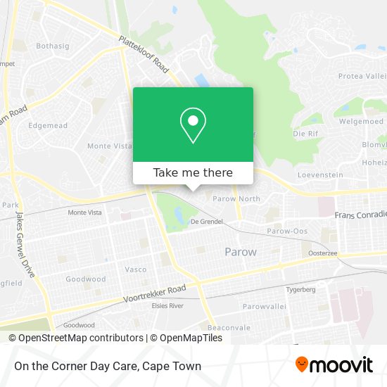 On the Corner Day Care map