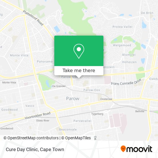 Cure Day Clinic map