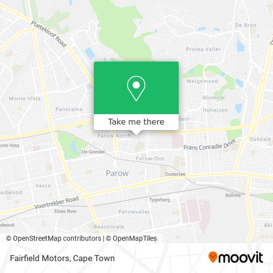 Fairfield Motors map