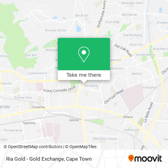 Ria Gold - Gold Exchange map