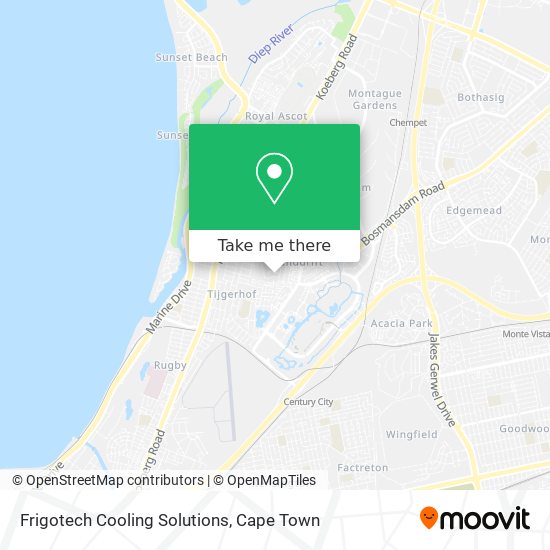 Frigotech Cooling Solutions map