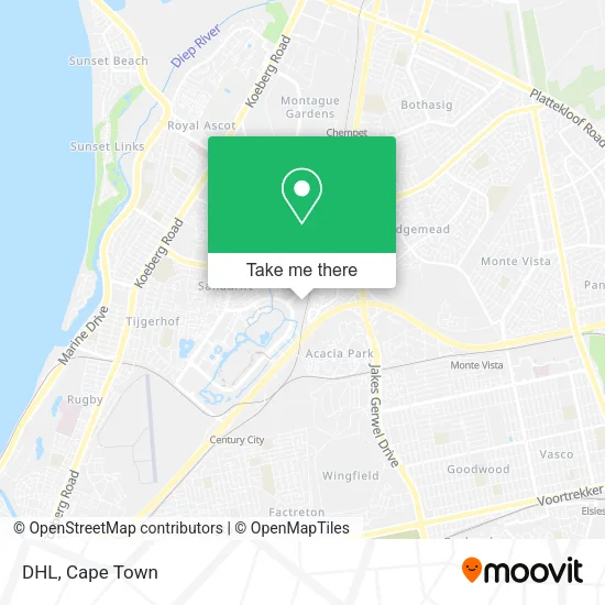 DHL map