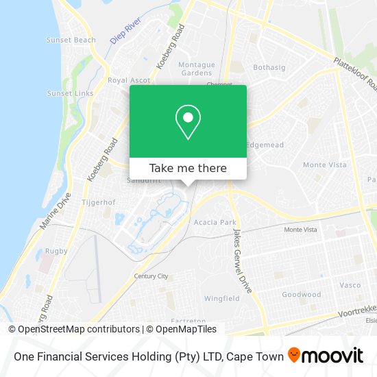 One Financial Services Holding (Pty) LTD map