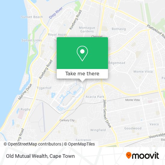 Old Mutual Wealth map