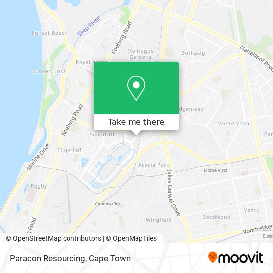 Paracon Resourcing map