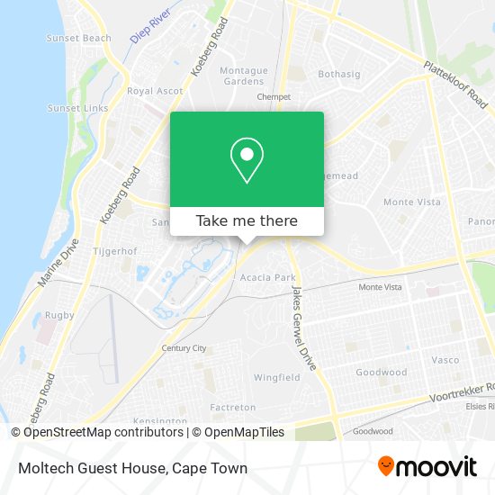 Moltech Guest House map