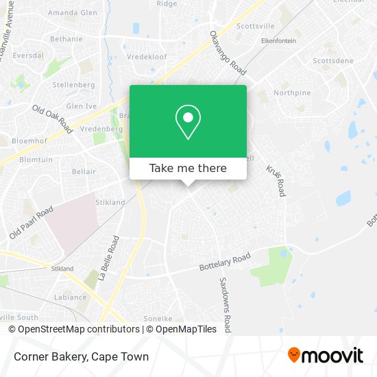 Corner Bakery map