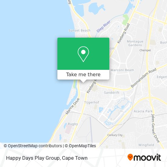 Happy Days Play Group map