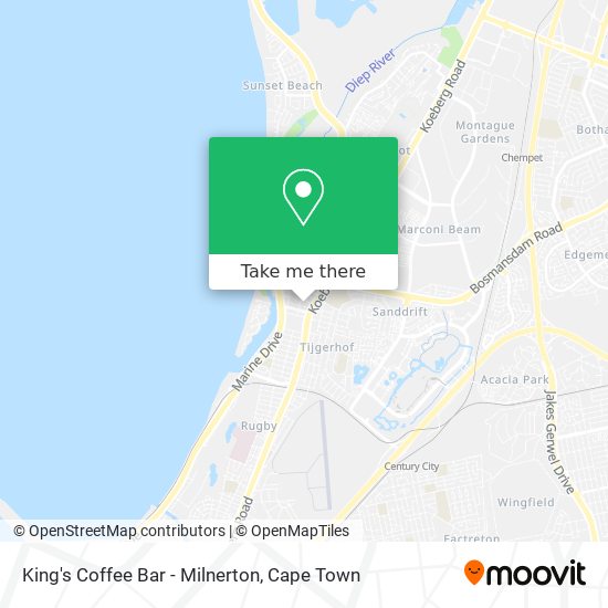 King's Coffee Bar - Milnerton map