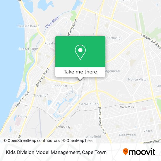 Kids Division Model Management map