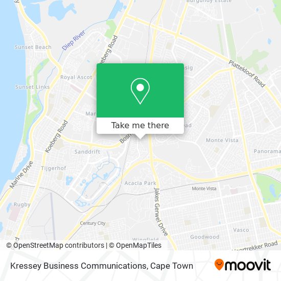 Kressey Business Communications map