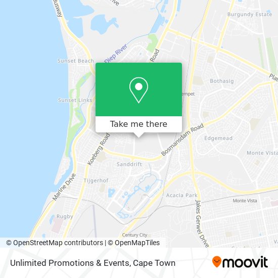 Unlimited Promotions & Events map