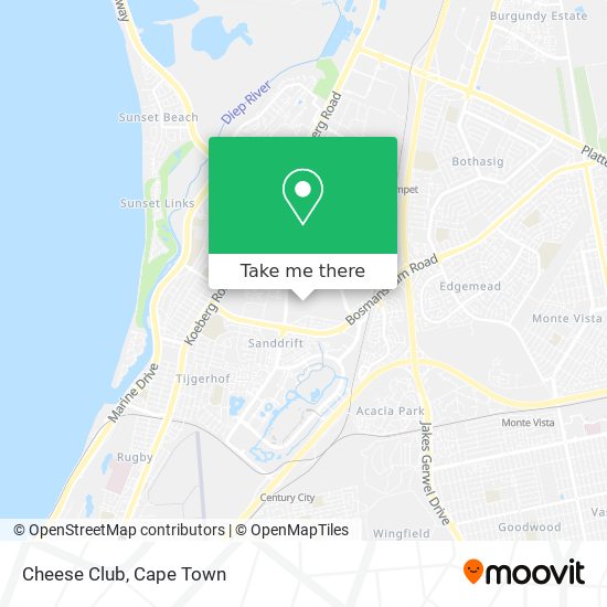 Cheese Club map