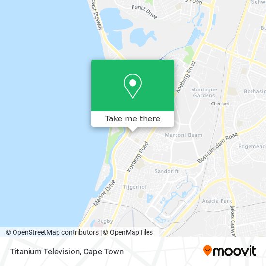 Titanium Television map