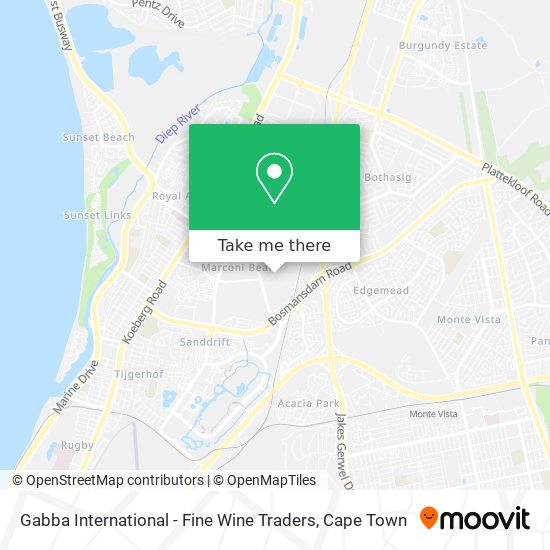 Gabba International - Fine Wine Traders map