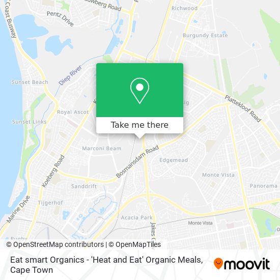 Eat smart Organics - 'Heat and Eat' Organic Meals map