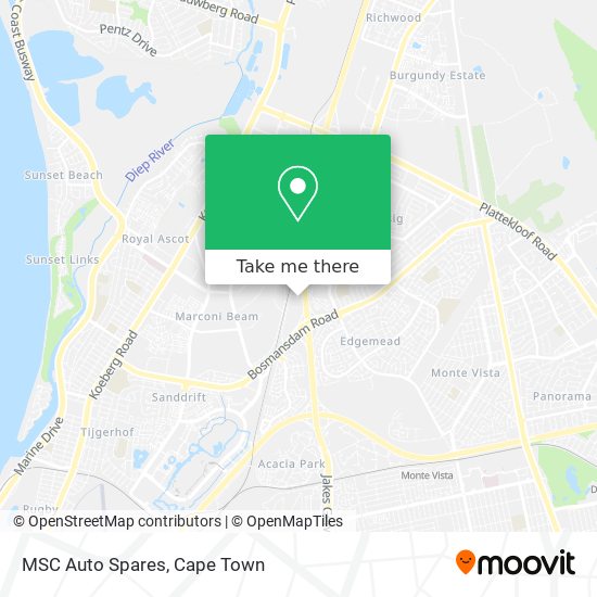 MSC Auto Spares map