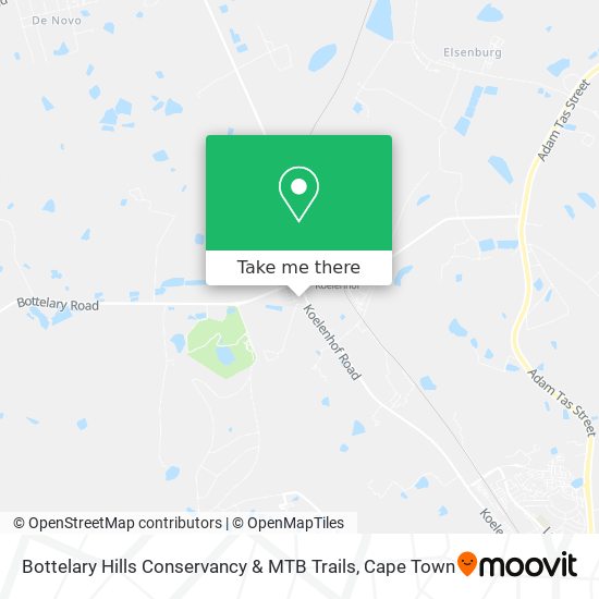 Bottelary Hills Conservancy & MTB Trails map