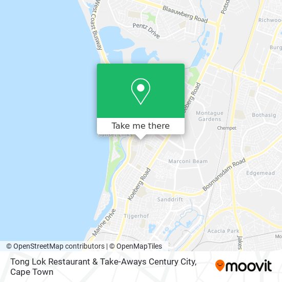 Tong Lok Restaurant & Take-Aways Century City map