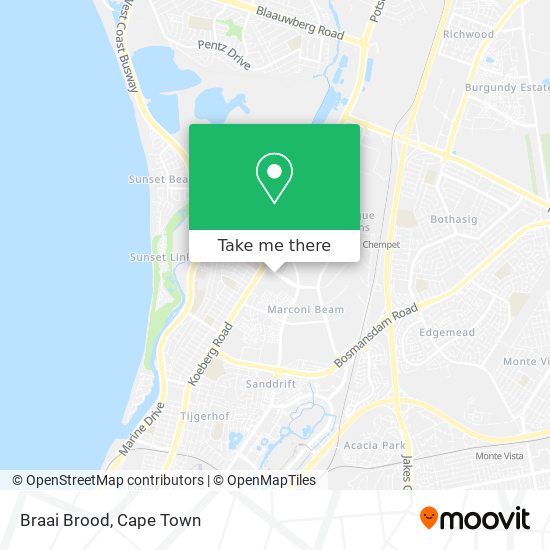 Braai Brood map