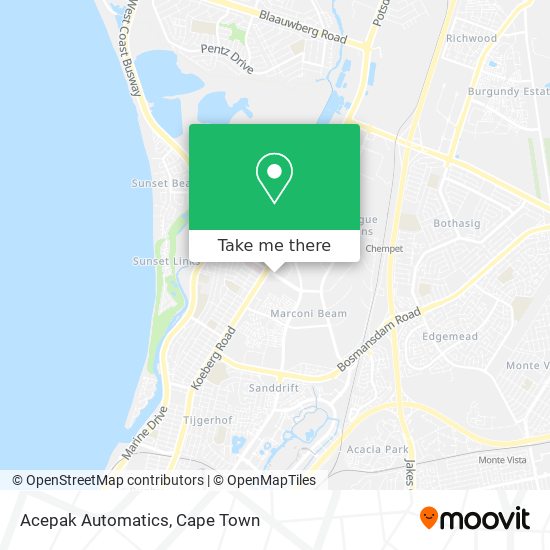 Acepak Automatics map